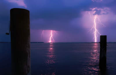 Lightning strikes