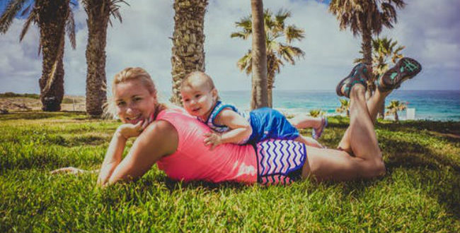 μωρό και παραλία