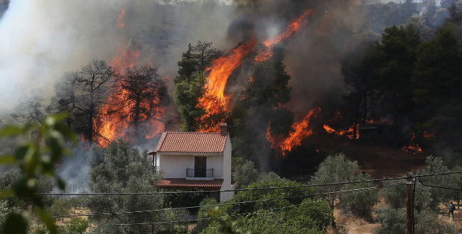 Εύβοια:Νέο πύρινο μέτωπο – Συναγερμός για τις συνεχείς αναζωπυρώσεις