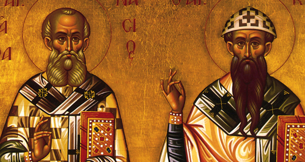 Ο Μέγας Αθανάσιος και Άγιος Κύριλλος! Πατριάρχες της Αλεξανδρείας!